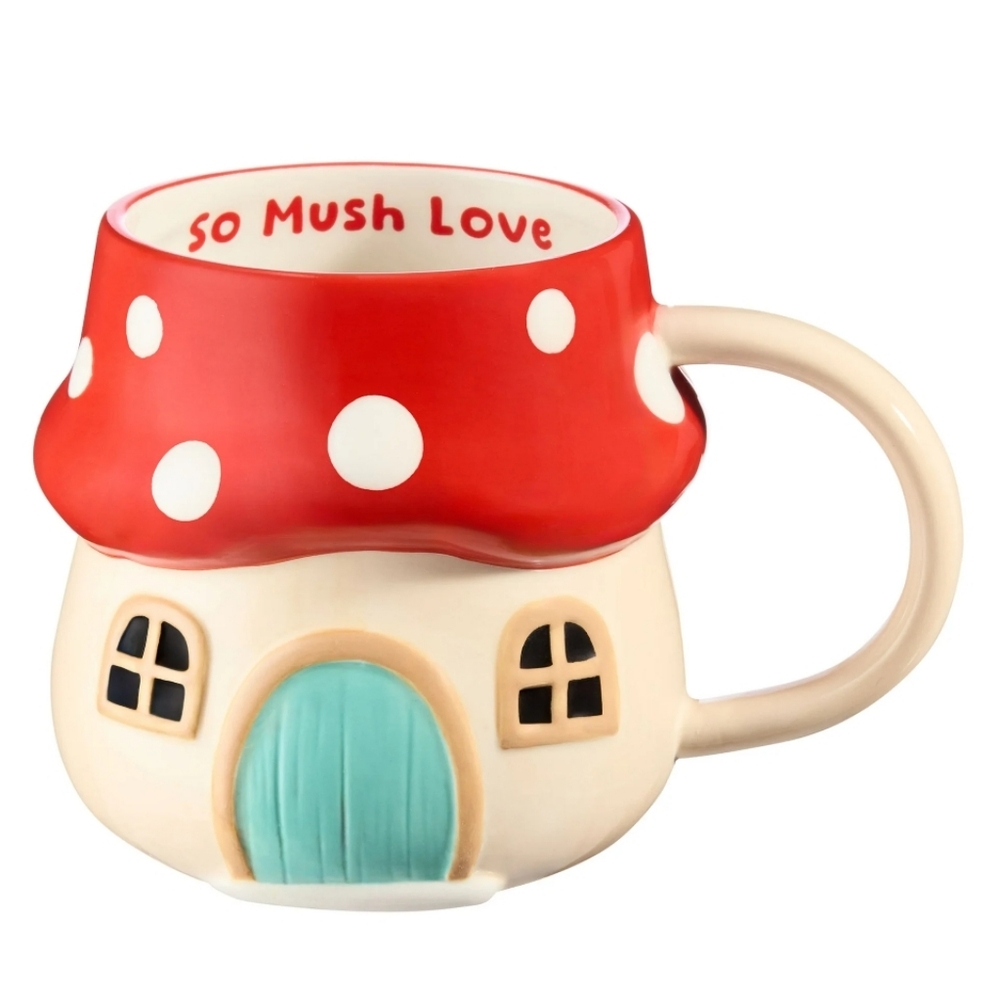Whimsical Mushroom Mug